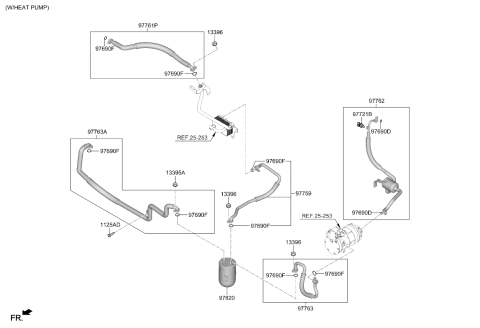 2021 Kia Niro EV Suction Hose Diagram for 97763K4010