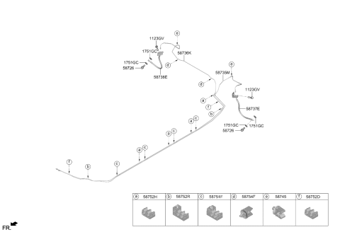 2026 Kia EV9 Brake Fluid Line Diagram 2