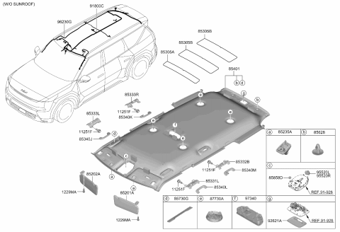 2025 Kia EV9 Plug Diagram for 857463Y000RBQ
