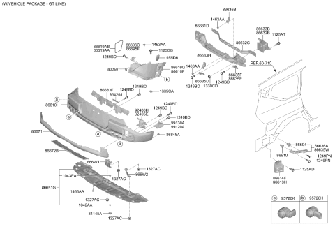 2026 Kia EV9 Rear Bumper Diagram 2