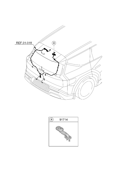 2026 Kia EV9 Door Wiring Diagram 2