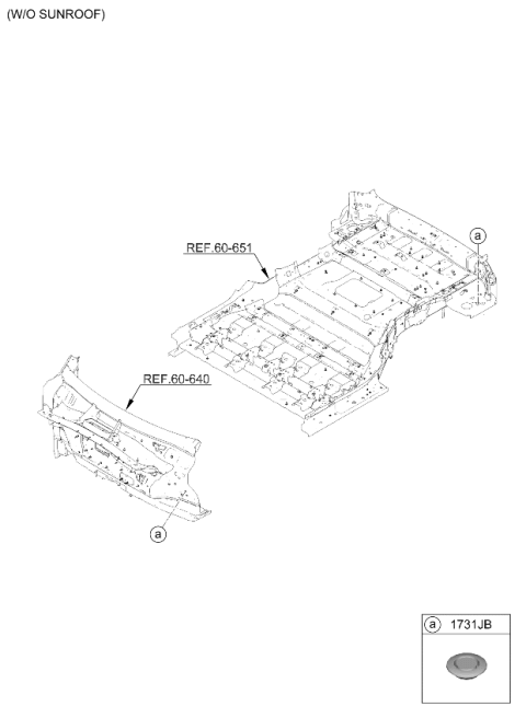 2025 Kia EV9 Sunroof Diagram 2