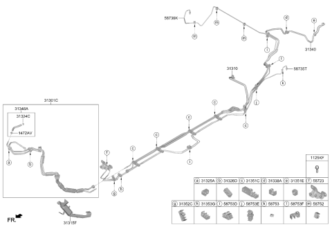 2023 Kia Stinger Fuel Line Diagram 3