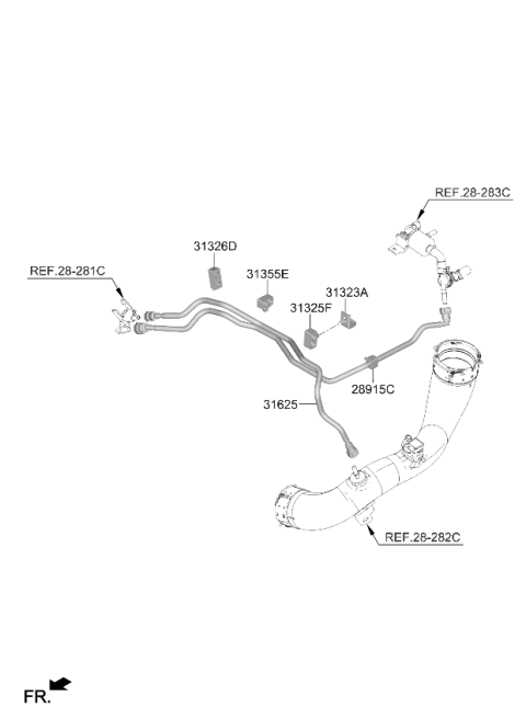 2023 Kia Stinger Fuel Line Diagram 2