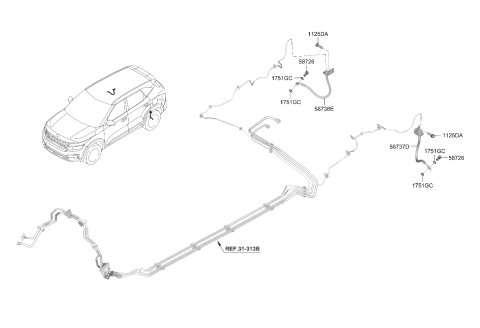 2021 Kia Seltos Brake Fluid Line Diagram 2