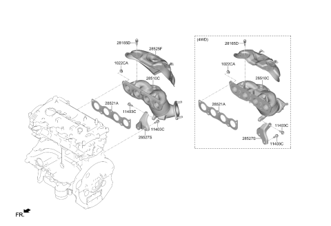 2021 Kia Seltos Exhaust Manifold Diagram 2