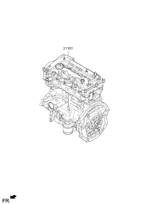 2023 Kia Seltos Sub Engine Assy Diagram 2