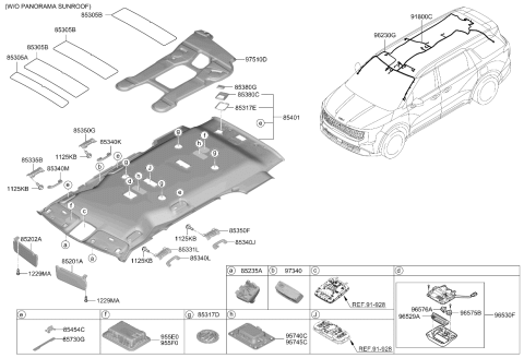 2025 Kia Carnival CONTROL ASSY-RR HEAT Diagram for 97950R0AE0BSU