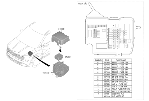 2026 Kia Carnival Gas Front Wiring Diagram 2