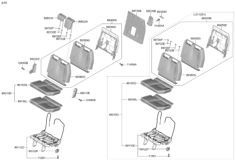 2026 Kia Carnival Gas 3rd Seat Diagram 2