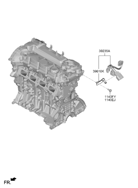 2022 Kia K5 BRKT-Connector Diagram for 394212S211