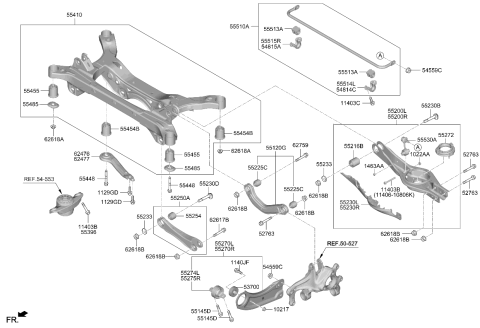 2024 Kia K5 Link Assembly-Rear STABI Diagram for 55530L1200