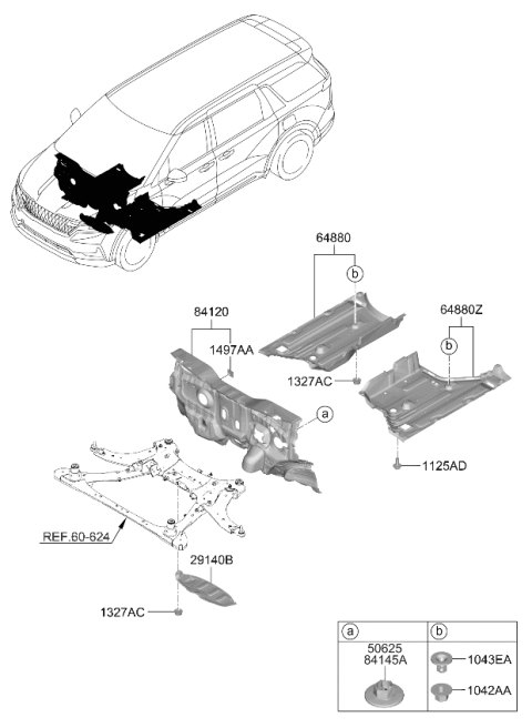 2022 Kia Carnival Isolation Pad & Plug Diagram 2