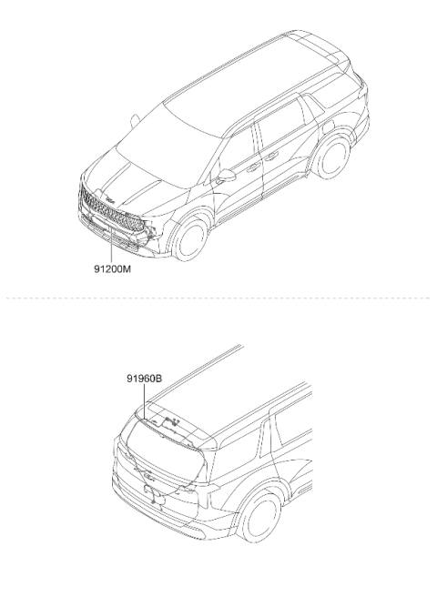 2025 Kia Carnival Hybrid Miscellaneous Wiring Diagram 2