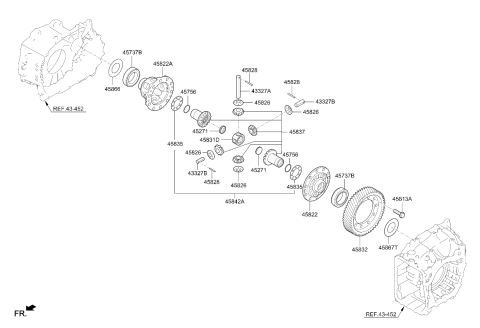 2025 Kia Carnival Hybrid Transaxle Gear-Auto Diagram 2