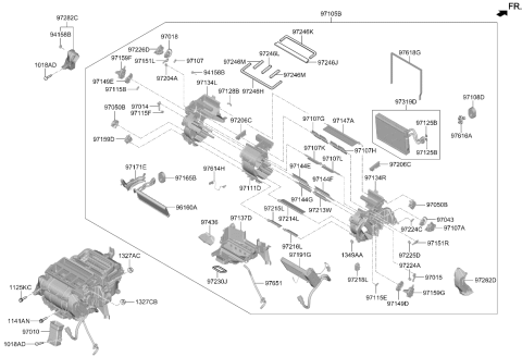2024 Kia EV9 Cap Diagram for 9761338000