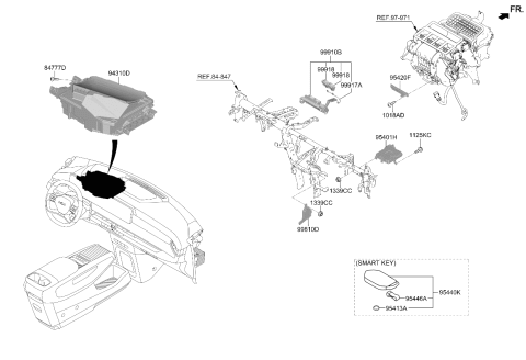 2024 Kia EV9 Relay & Module Diagram 2