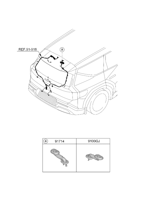 2024 Kia EV9 Door Wiring Diagram 2