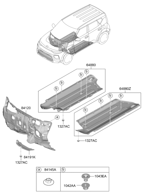 2020 Kia Soul Isolation Pad & Plug Diagram 3