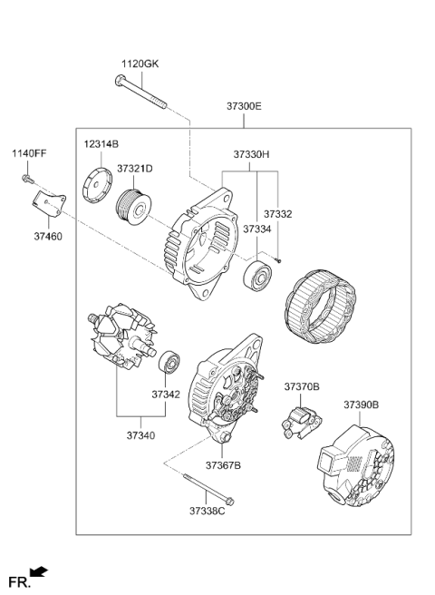 2025 Kia Seltos Alternator Diagram 2