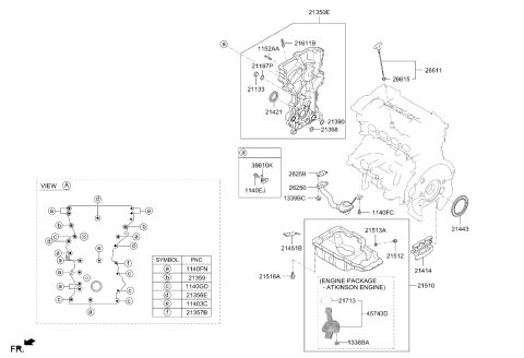 2026 Kia Seltos O-Ring Diagram for 213562E021