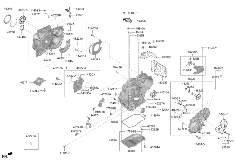 2025 Kia Seltos Auto Transmission Case Diagram 3