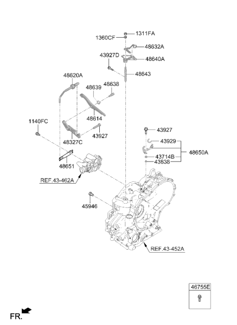 2025 Kia Seltos Transaxle Brake-Auto Diagram 3