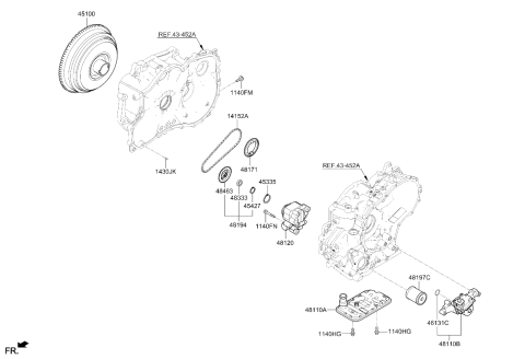 2025 Kia Seltos Oil Pump & Torque Converter-Auto Diagram 2