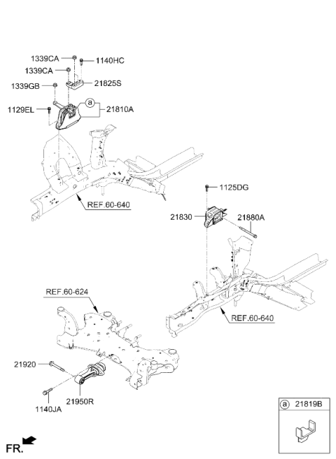 2026 Kia Seltos Engine & Transaxle Mounting Diagram 2