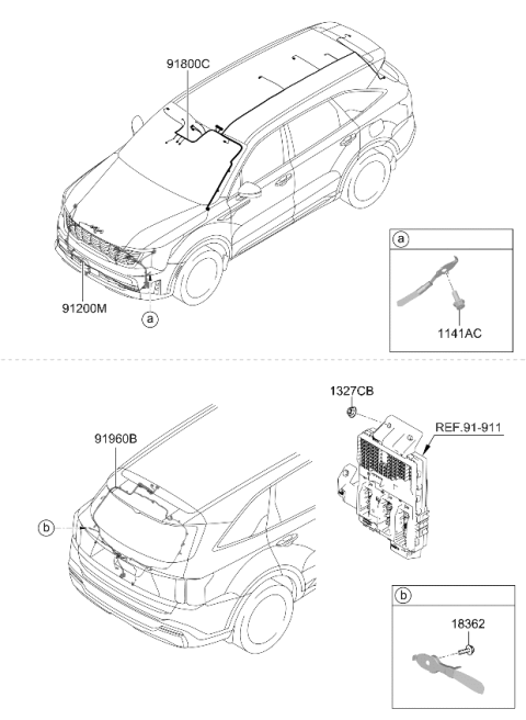 2025 Kia Sorento Gas Miscellaneous Wiring Diagram 3