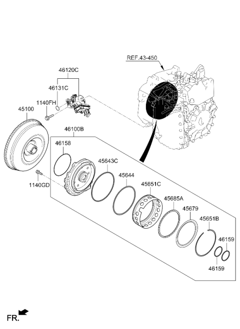 2025 Kia Sorento PUMP ASSY-ELECTRIC O Diagram for 461104G710