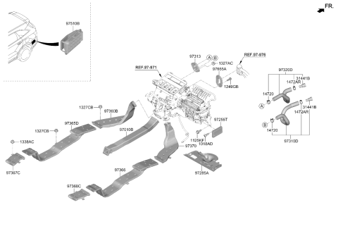 2026 Kia Sorento Control Assembly Diagram for 97255R5300