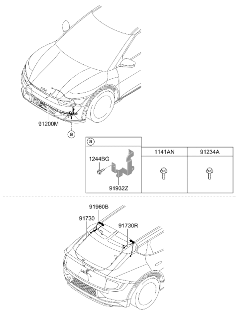 2022 Kia EV6 Miscellaneous Wiring Diagram 2