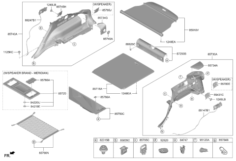 2023 Kia EV6 Nut Assembly-Plug Diagram for 85778D4000