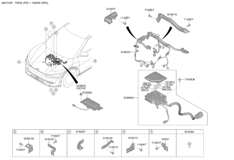 2025 Kia EV6 Korean made Control Wiring Diagram 2