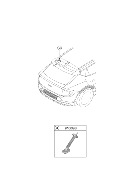2025 Kia EV6 Korean made Door Wiring Diagram 2