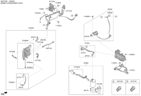2026 Kia EV6 US Georgia Made Air Condition System-Cooler Line Diagram 2