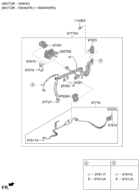 2025 Kia EV6 Expansion Valve Diagram for 97626CV000