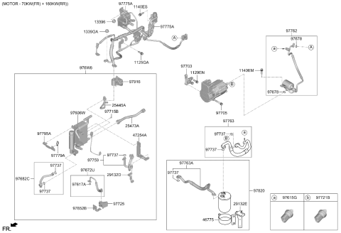 2026 Kia EV6 US Georgia Made Air Condition System-Cooler Line Diagram 3