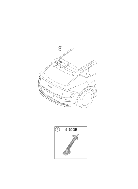 2025 Kia EV6 US Georgia Made Door Wiring Diagram 2