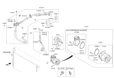 2019 Kia Optima Hybrid Discharge Hose Diagram for 97762A8101