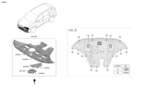 2025 Kia Sportage Hybrid Under Cover Diagram 2