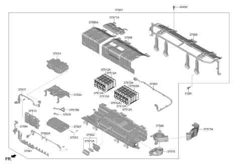 2025 Kia Sportage FUSE-HIGH VOLTAGE Diagram for 375F2P0300