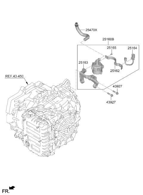 2024 Kia Sportage AEWP Assembly Diagram for 251602MHB1