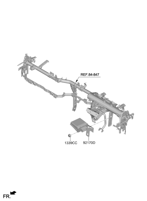 2019 Kia K900 ECU Assembly-AFLS Diagram for 92170J6000