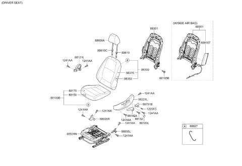 2021 Kia Rio Front Seat Diagram 2