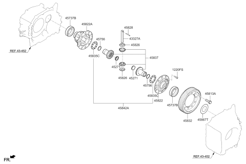 2020 Kia Rio Transaxle Gear-Auto Diagram 2