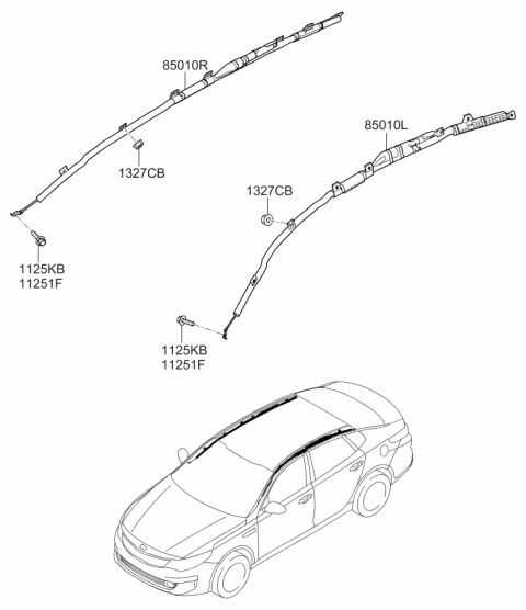 2020 Kia Optima Air Bag System Diagram 2