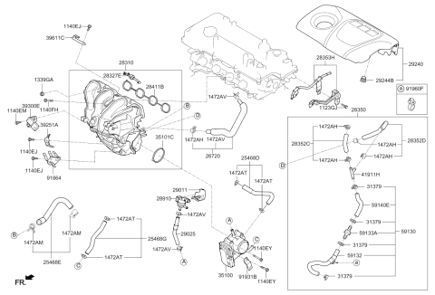2019 Kia Optima Intake Manifold Diagram 5