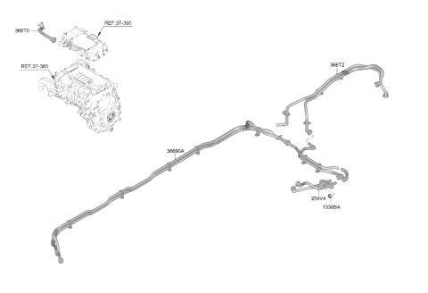 2025 Kia EV6 Korean made Cooling System Diagram 2